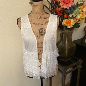 🌟POL Lace Ruffle Vest🌟
